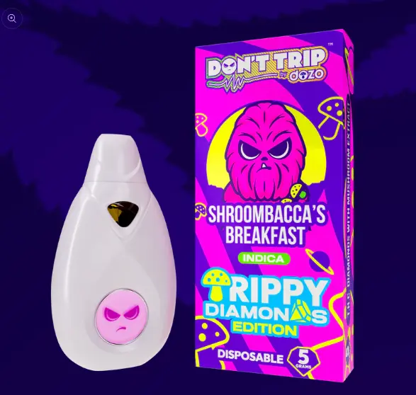 5g Trippy Dimonds Mushroom Vape | Shroombacca