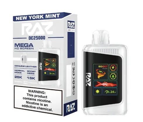 RAZ Vape DC25000 Disposable Vape NEW YORK MINT