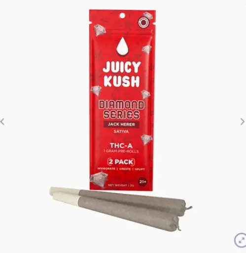 Juicy Kush THC-A Diamond Series Pre-Rolls | 2 Pack-JACK HERER