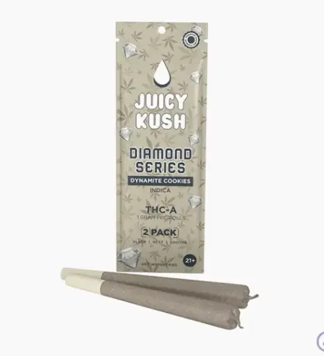 Juicy Kush THC-A Diamond Series Pre-Rolls | 2 Pack- DYNAMITE COOKIES