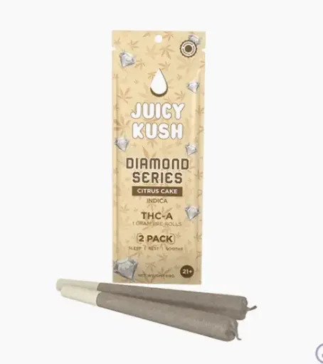 Juicy Kush THC-A Diamond Series Pre-Rolls | 2 Pack-CITRUS CAKE