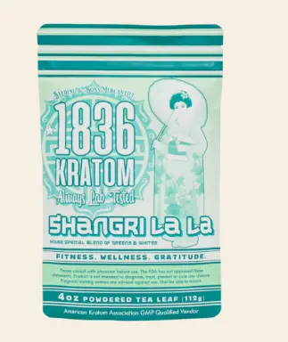 1836 KRATOM Shangri La La – Powdered Tea Leaf 