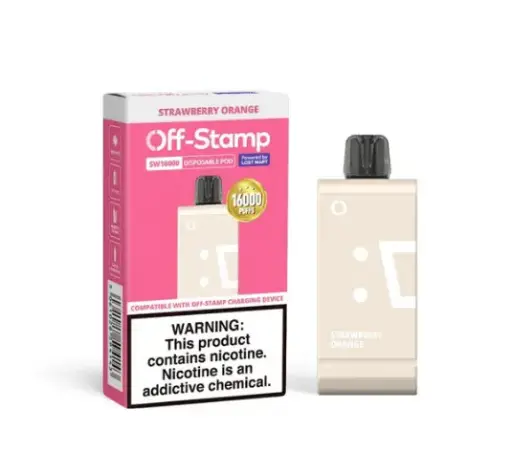 OFF-Stamp SW16000 Disposable Pod Strawberry Orange
