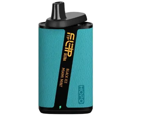 HOPO FLIP TIP Ultra 10000 Disposable Vape Kit 18ml Black Ice / Miami Mint