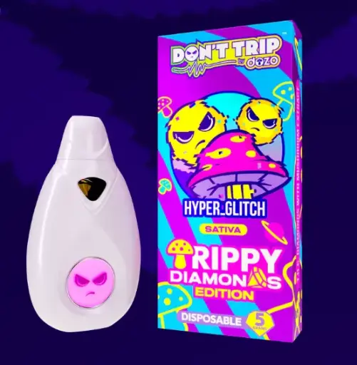 5g Trippy Diamonds Mushroom Vape | Hyper Glitch (Sativa)